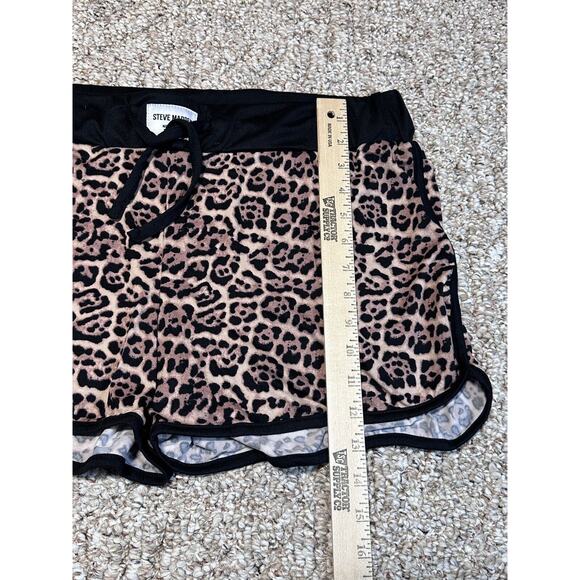 Steve Madden Leopard Print Sleep Comfy Shorts Super Soft Size XL - Picture 2 of 8